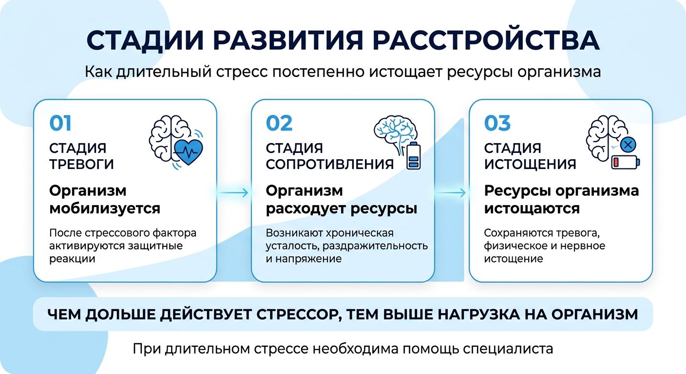 Лечение стресса в Понизовке инфографика